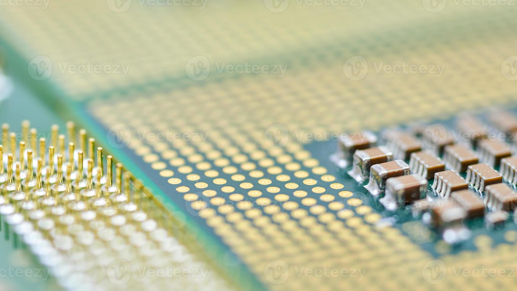 CPU, central processor unit, isolated background. photo