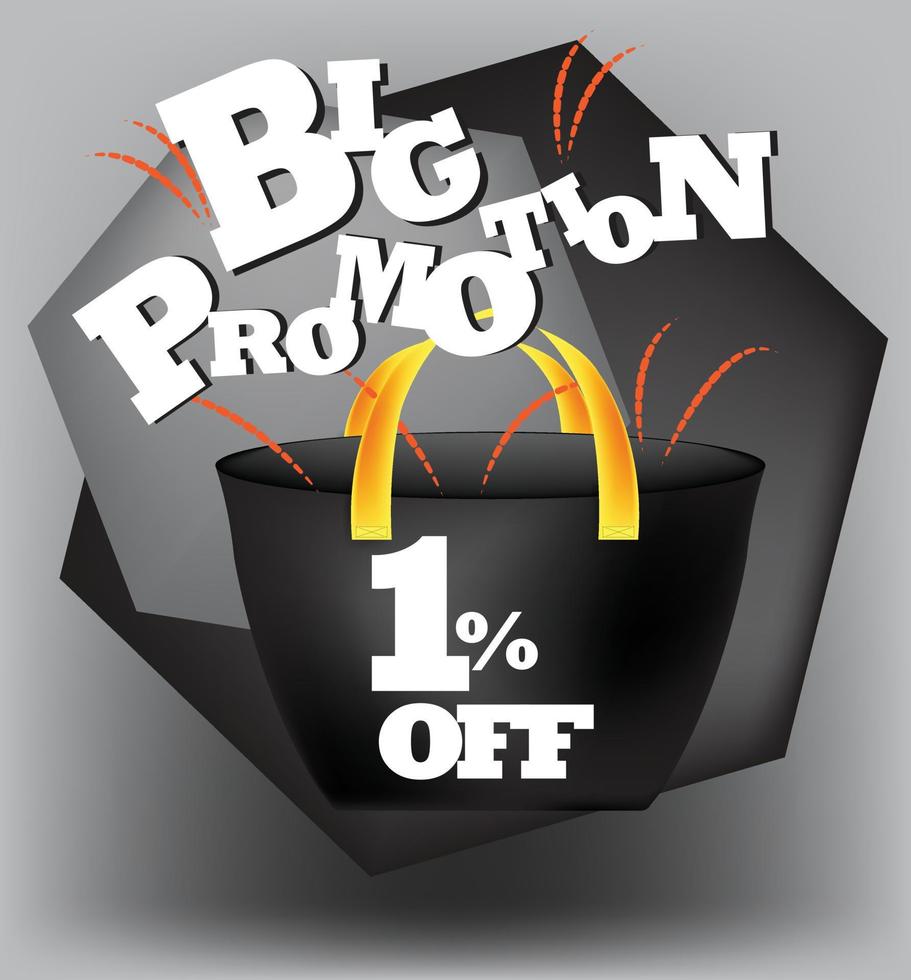 2 PERCENT DISCOUNT FOR SALES AND RETAIL PROMOTION vector