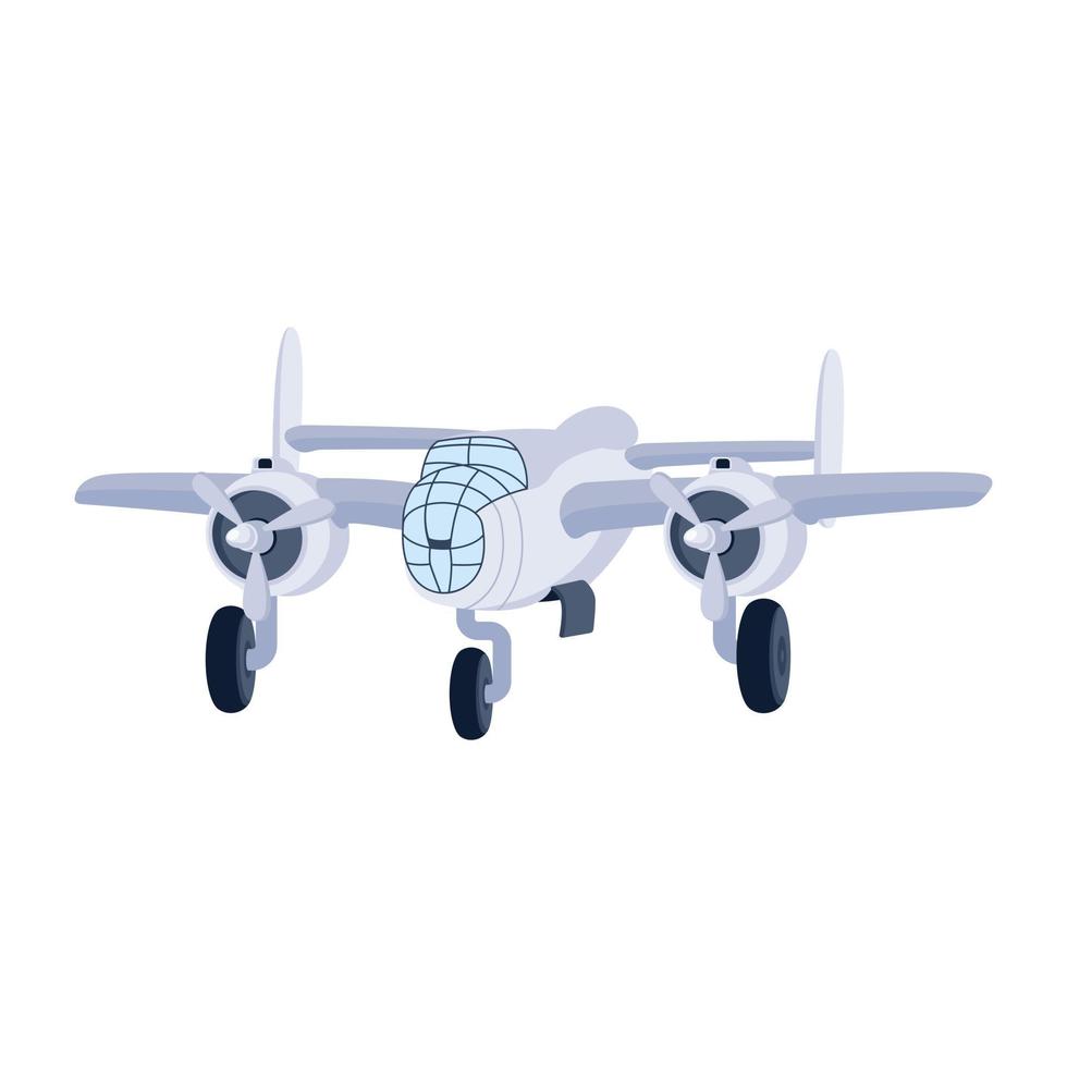 Download isometric icon of aircraft vector