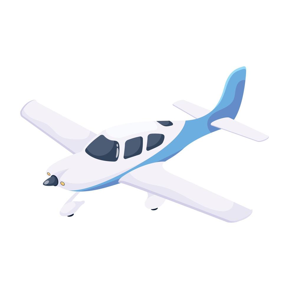 Download isometric icon of aircraft vector