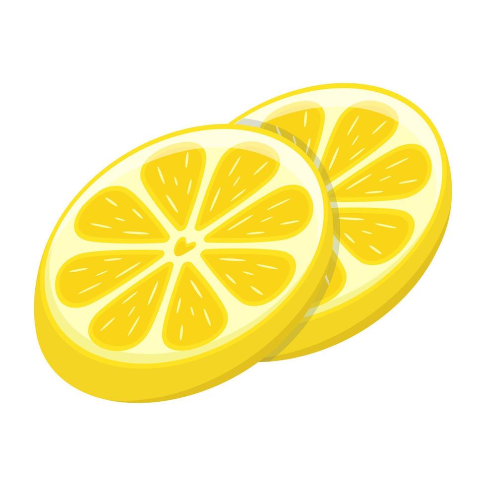 ilustración plana moderna de limón vector