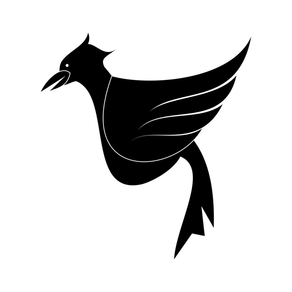 ilustración de un pájaro vector
