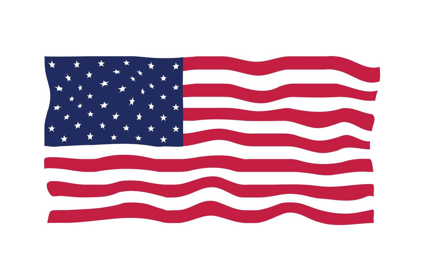grunge usa flag.vintage american flag.vector. vector