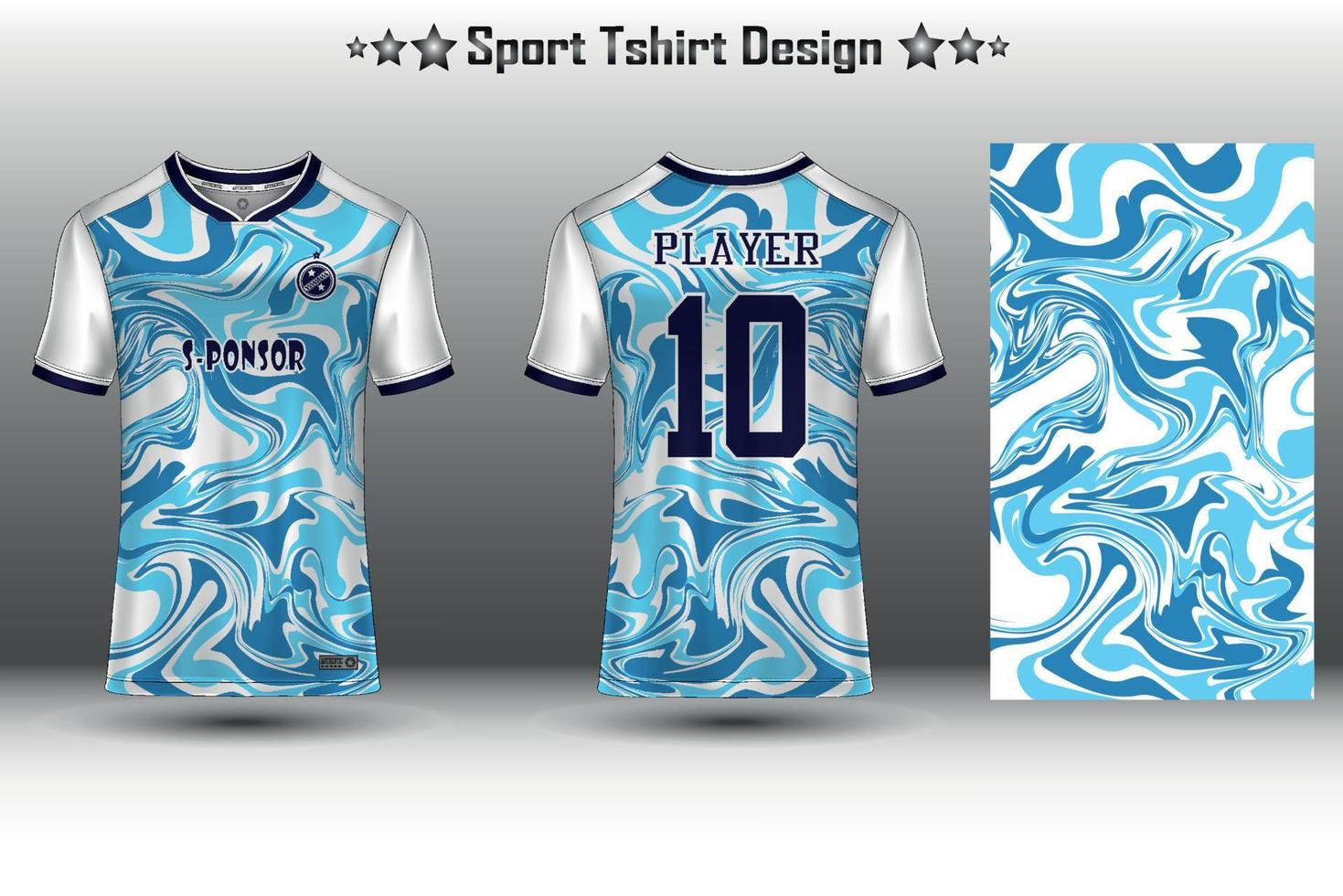 Soccer jersey mockup football jersey design sublimation sport t shirt design collection for racing, cycling, gaming, motocross vector