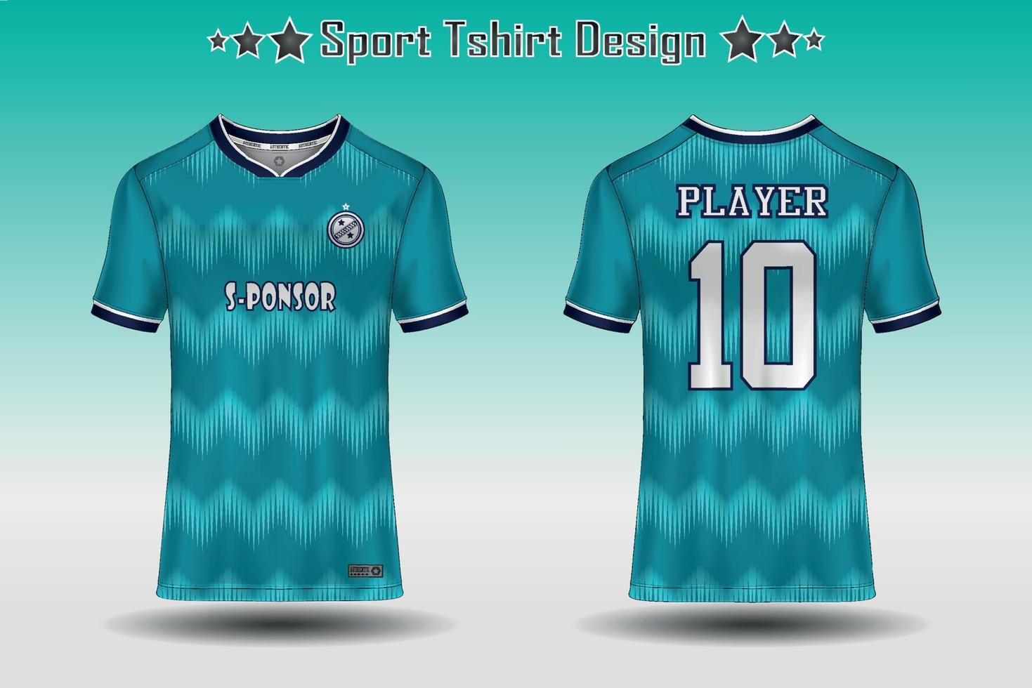 Soccer jersey mockup football jersey design sublimation sport t shirt design collection for racing, cycling, gaming, motocross vector