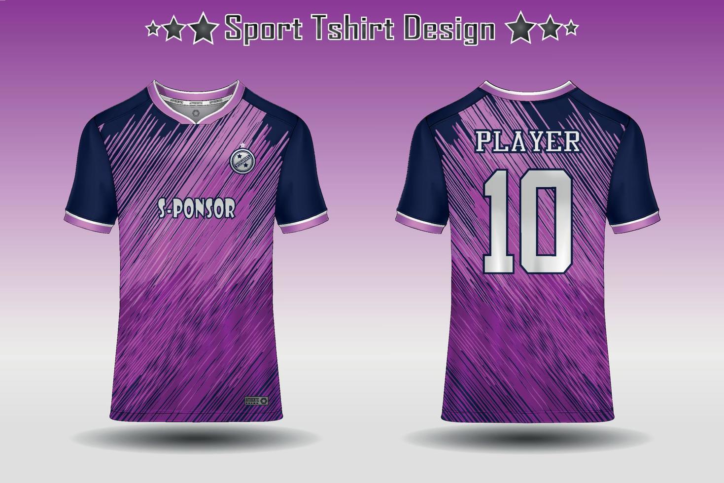 Soccer jersey mockup football jersey design sublimation sport t shirt design collection for racing, cycling, gaming, motocross vector