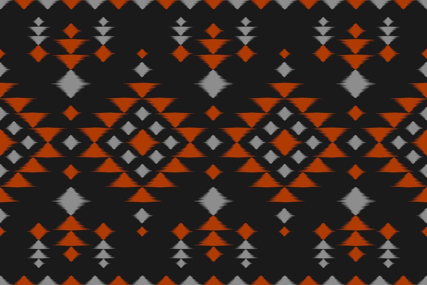 patrón geométrico étnico ikat sin costuras en tribal. alfombra étnica patrón ikat art. estilo mexicano vector