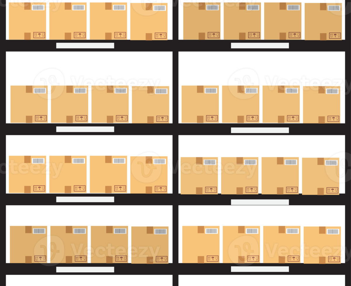 cardboard boxes carton delivery packaging logistics inventory png