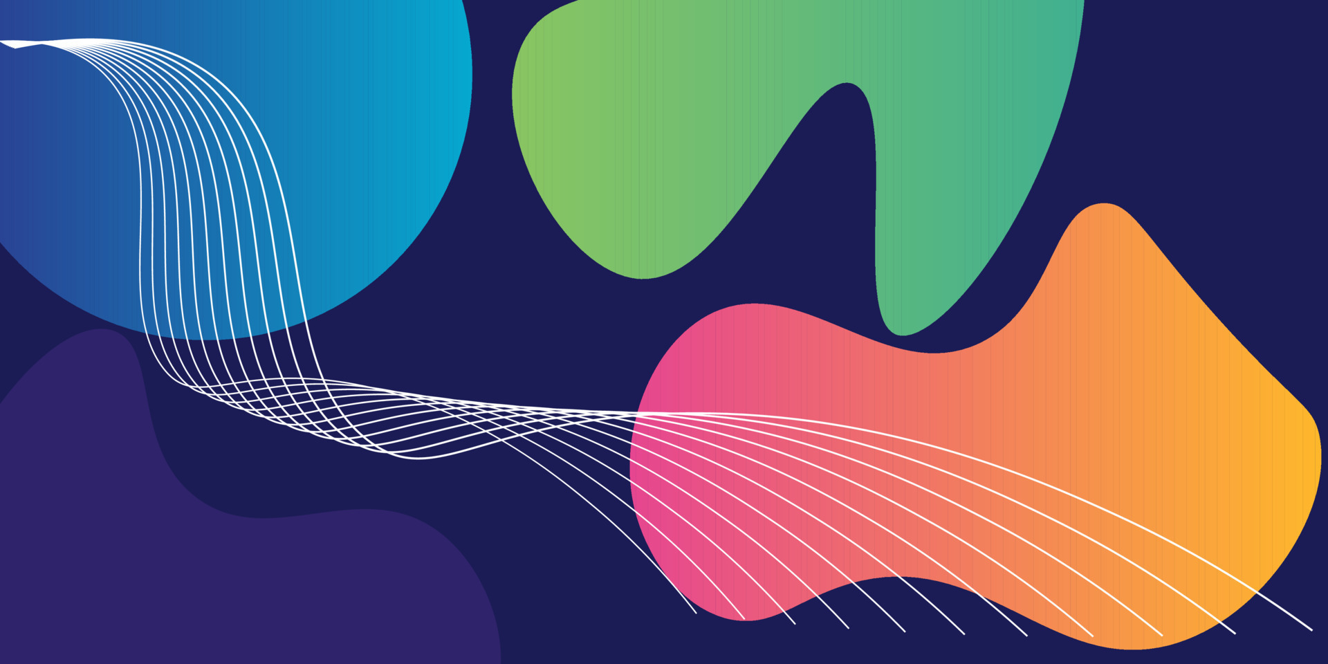 vector colorful abstract fluid geometric gradient background line