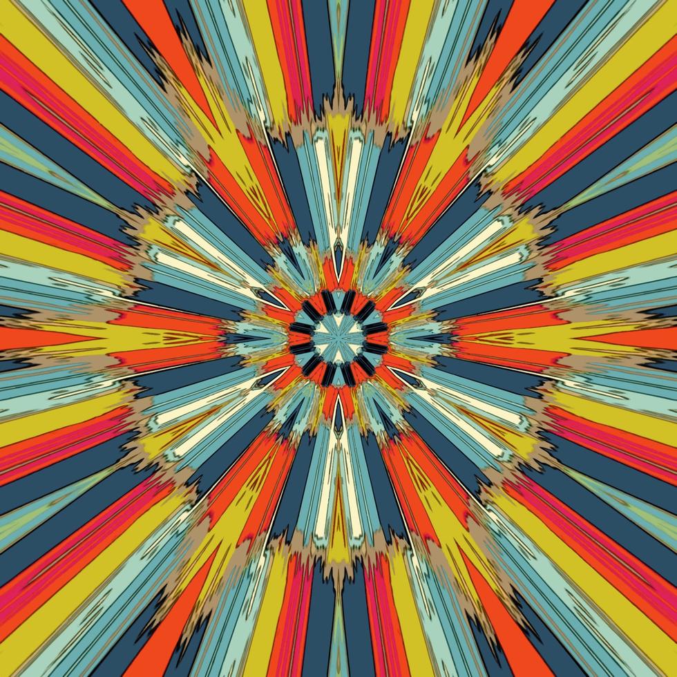 Abstract kaleidoscope background. Beautiful kaleidoscope seamless pattern. Multicolor mosaic texture. Seamless kaleidoscope texture. Unique kaleidoscope design vector