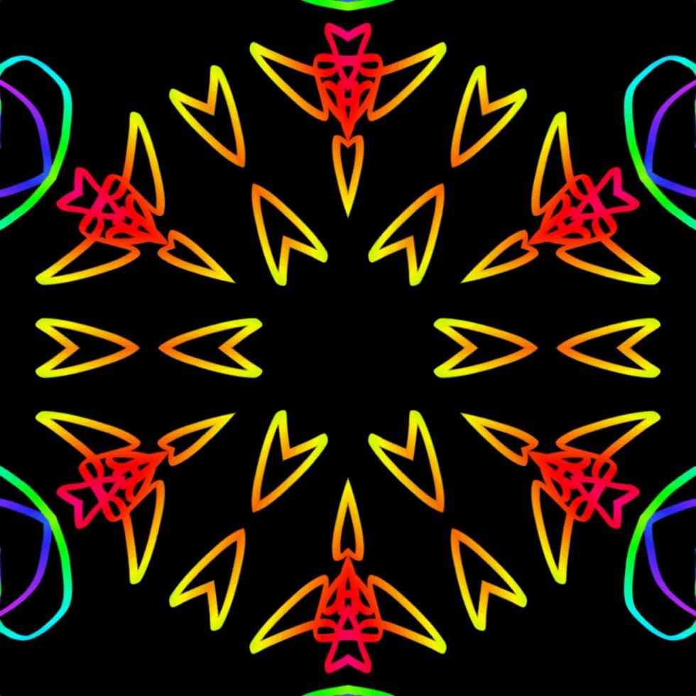Abstract kaleidoscope background. Beautiful kaleidoscope seamless pattern. Multicolor mosaic texture. Seamless kaleidoscope texture. Unique kaleidoscope design vector