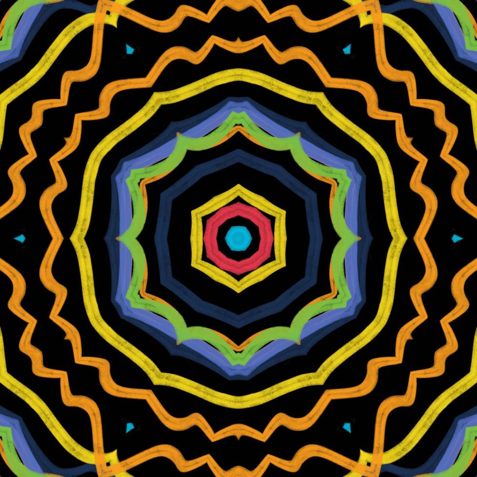 Abstract kaleidoscope background. Beautiful kaleidoscope seamless pattern. Multicolor mosaic texture. Seamless kaleidoscope texture. Unique kaleidoscope design vector