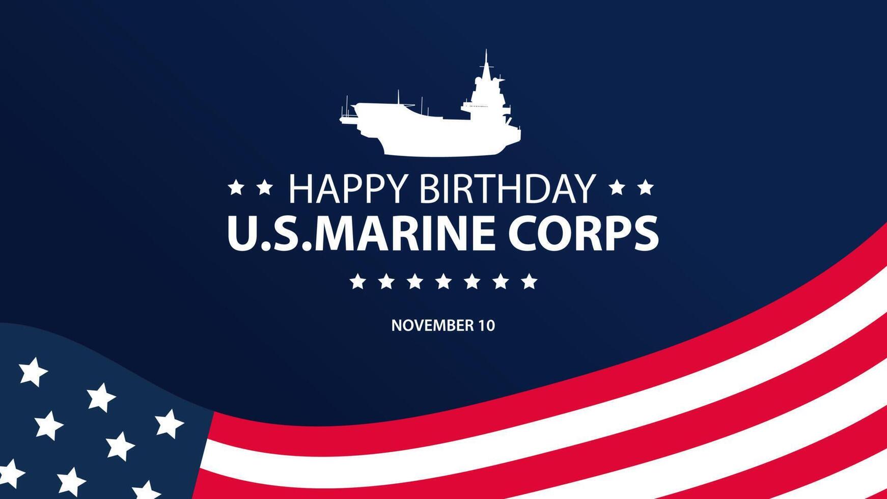 Marine corps birthday vector