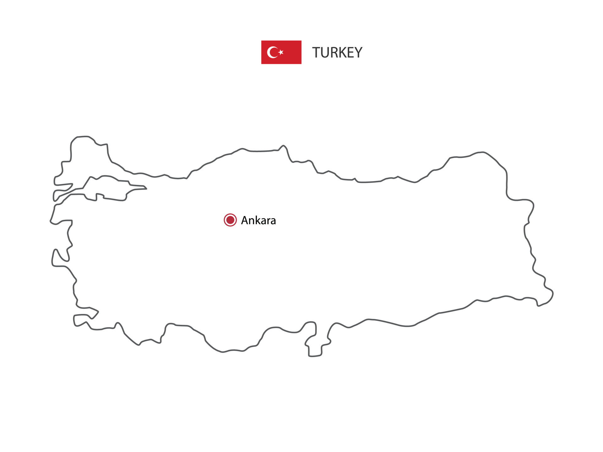 Capital Of Turkey Map