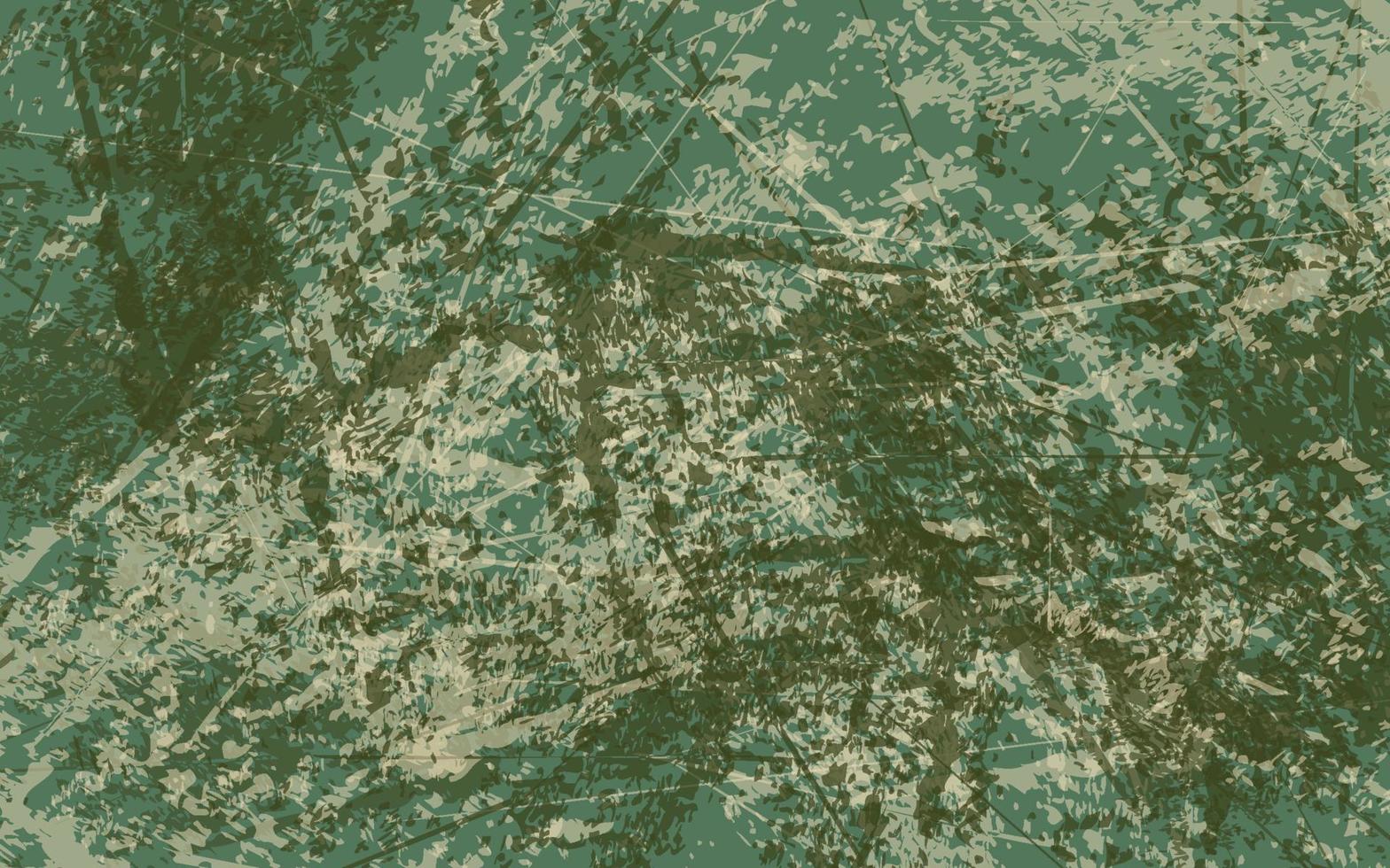 Abstract green color grunge texture splash paint background vector