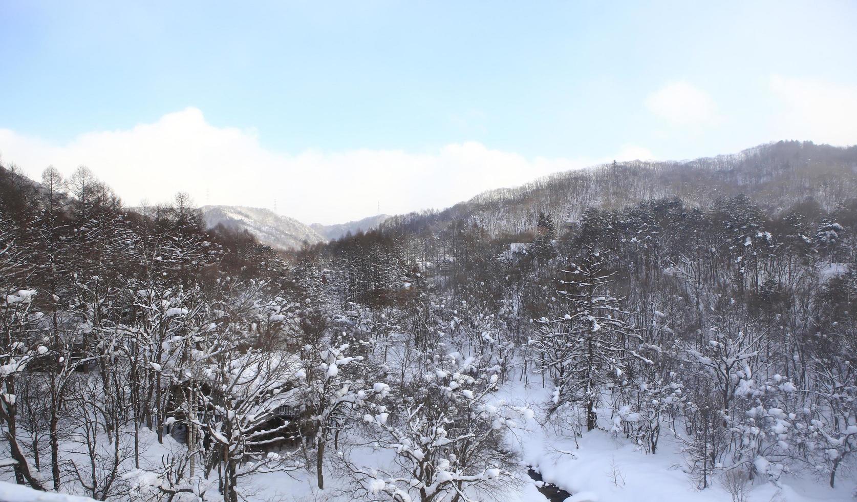 After the snow mountain photo