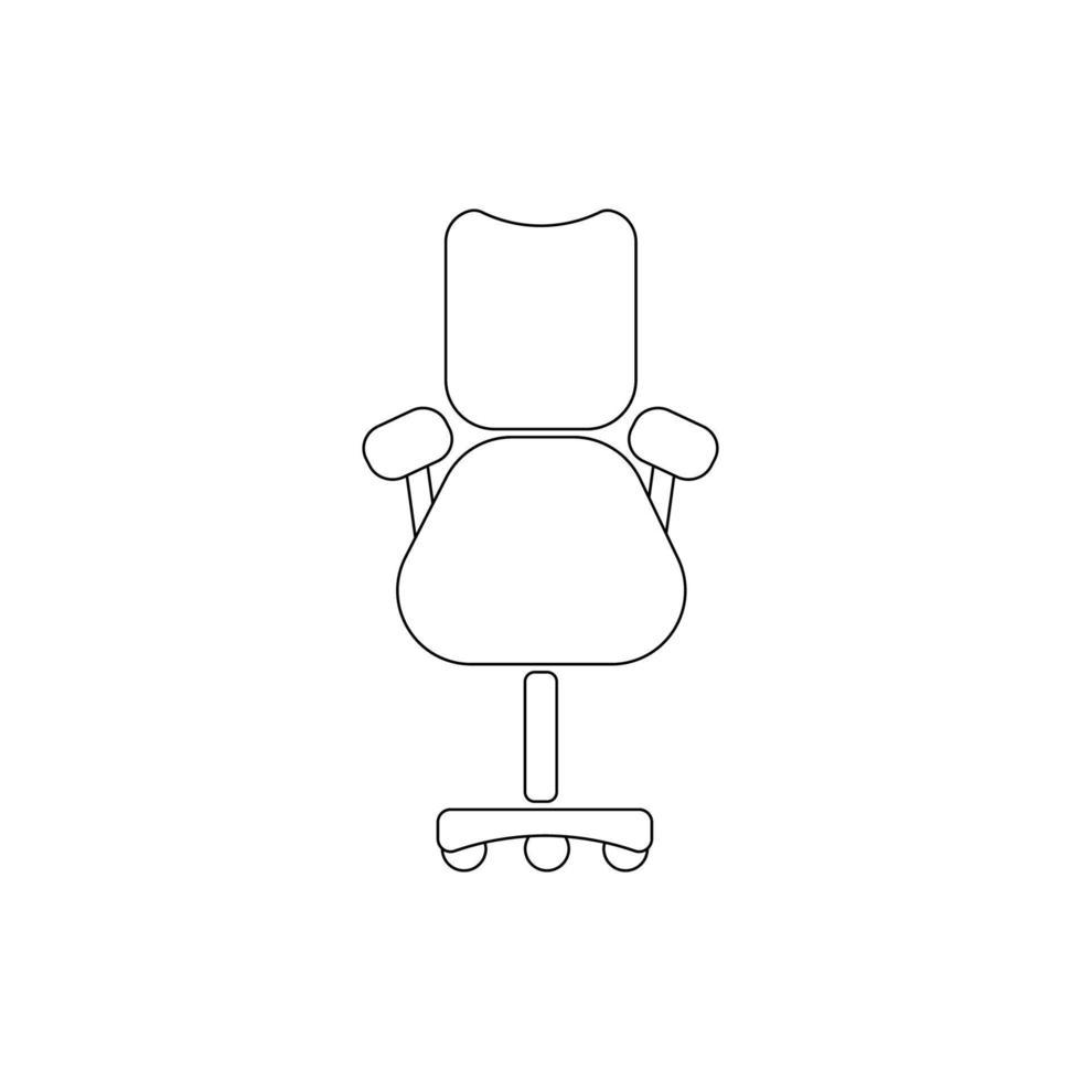 vector de ilustración de icono de silla