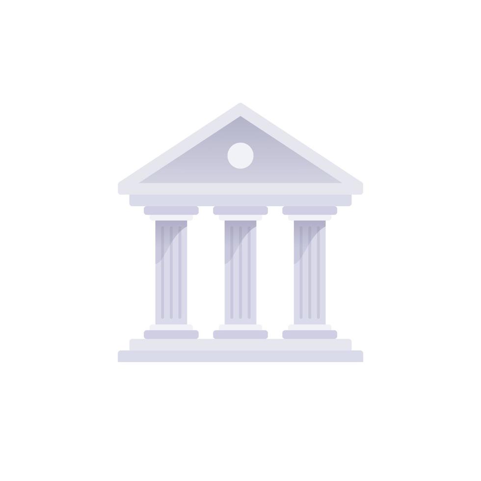 Money Bank icon. Simple vector illustration of isolated bank