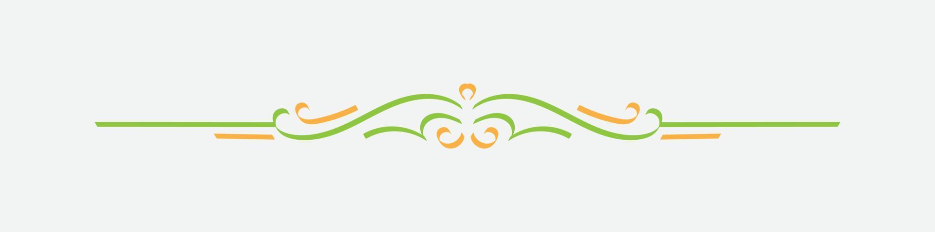 Vintage book vignette, divider and separator vector