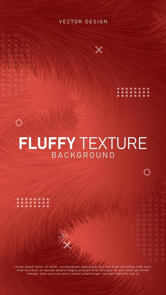 Modern abstract fluffy texture background vector