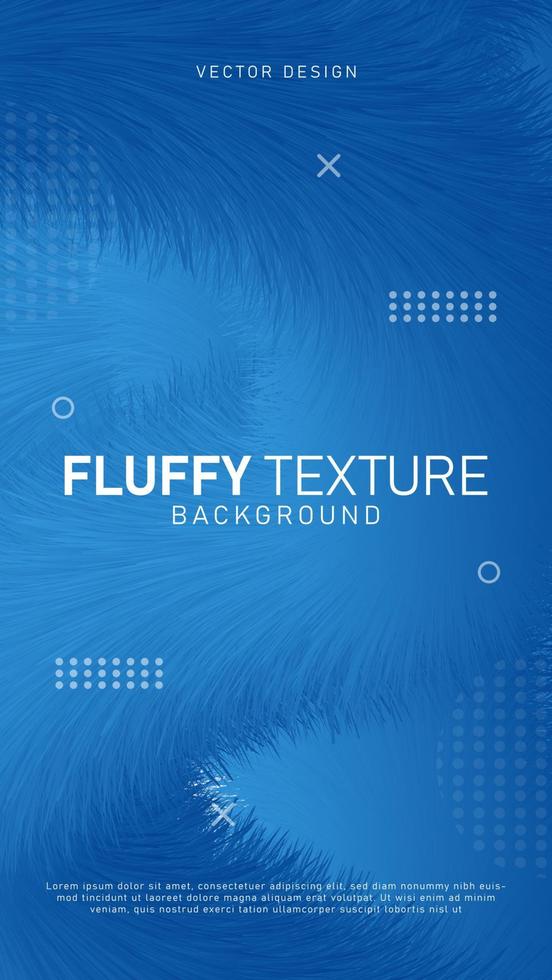 Modern abstract fluffy texture background vector