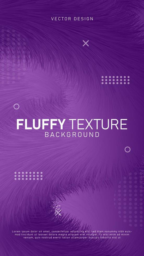 Modern abstract fluffy texture background vector