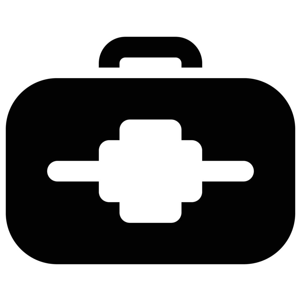 first aid kit icon, traveling Theme vector