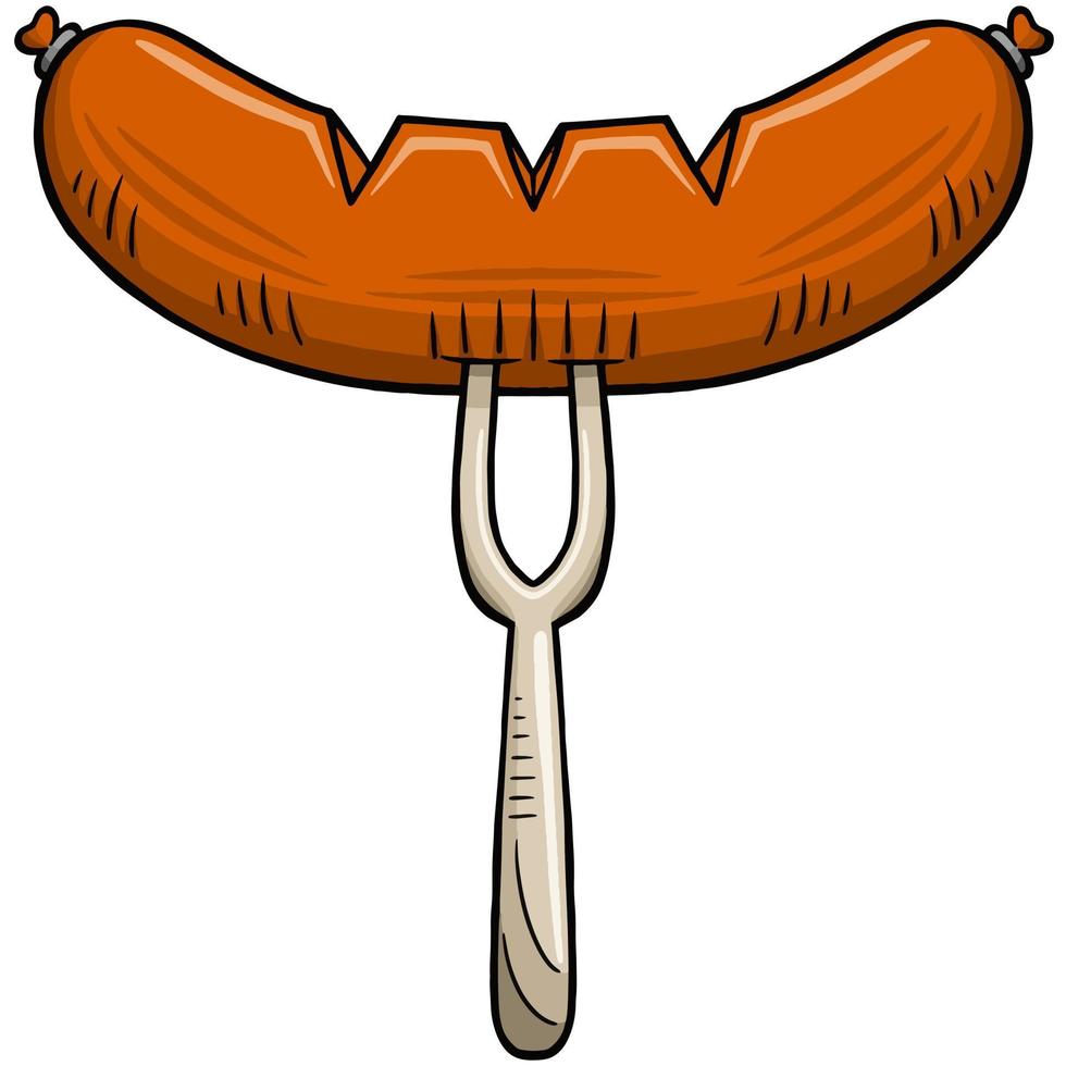 Sausage Vector Illustration