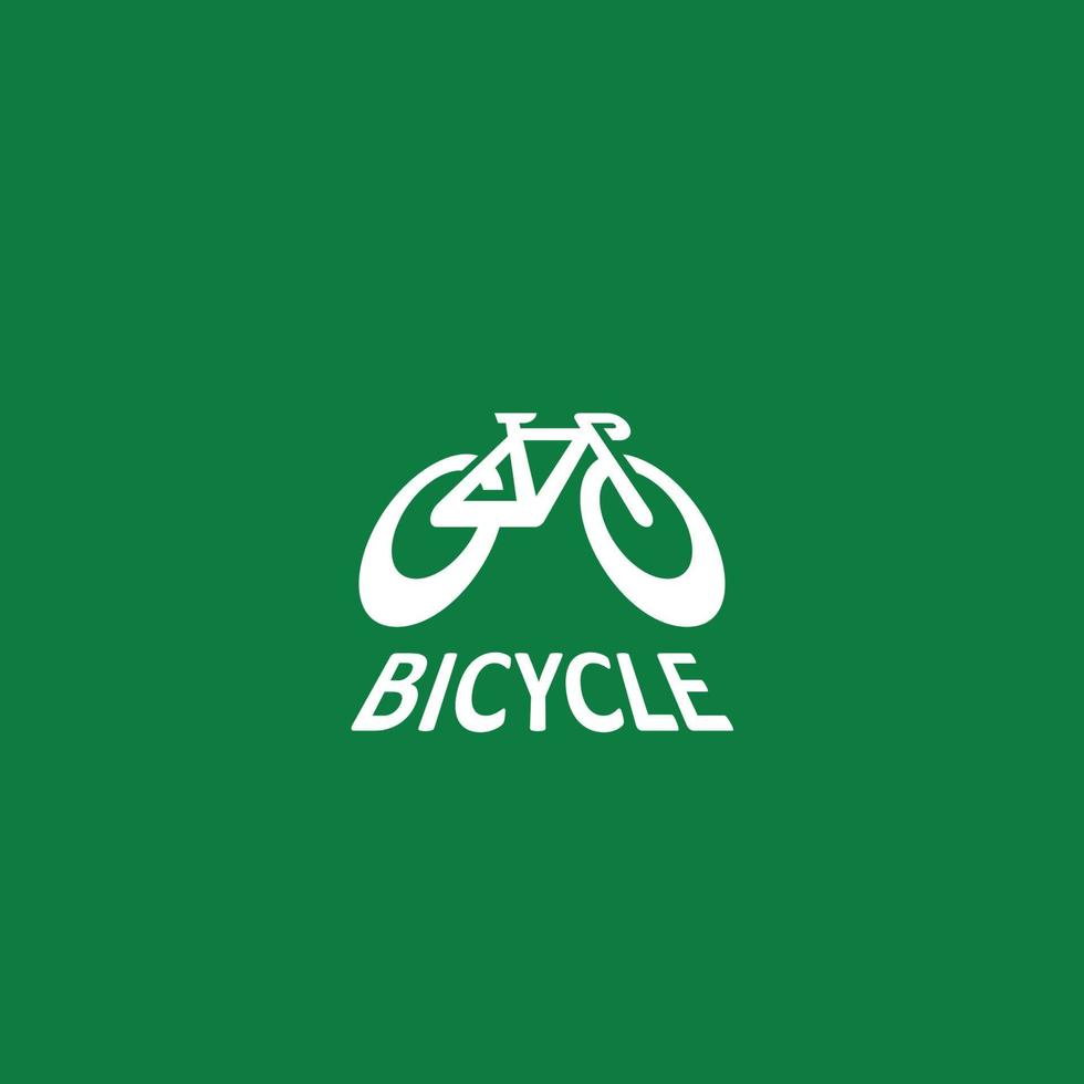 vector de logotipo de bicicleta