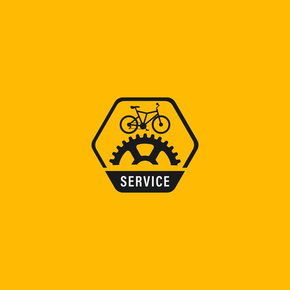 vector de logotipo de bicicleta