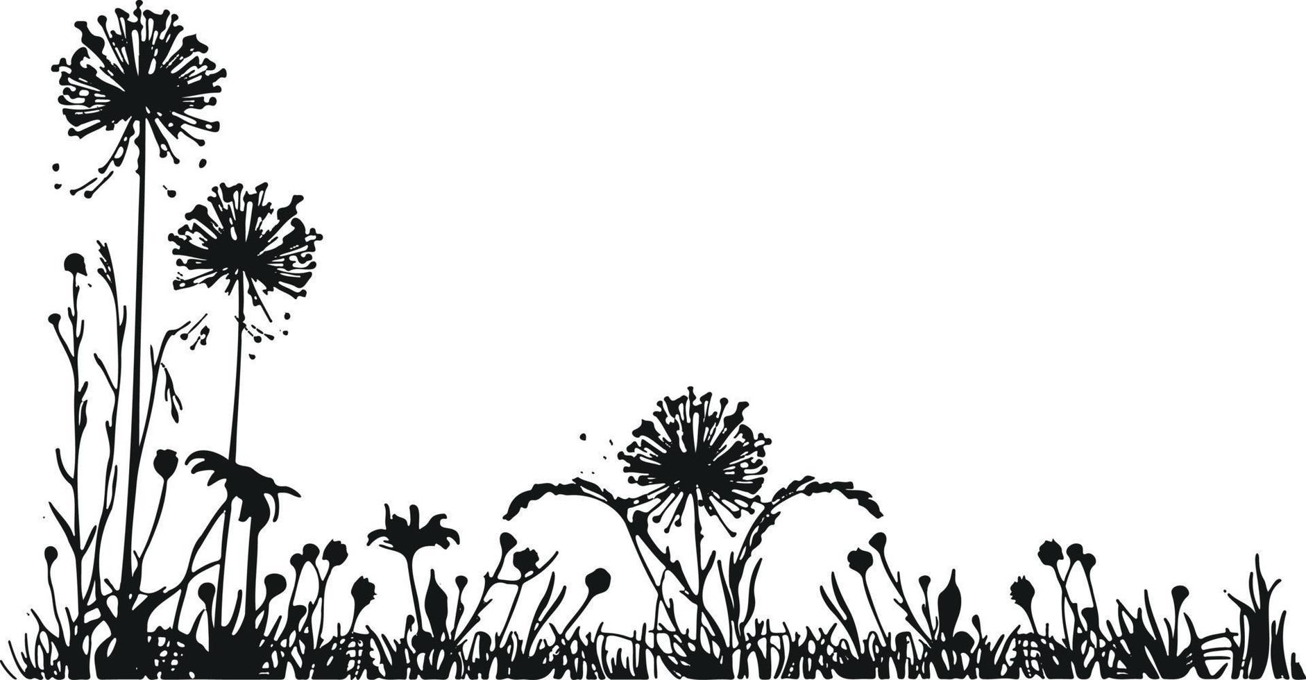 Line sketch bundle silhouette vector