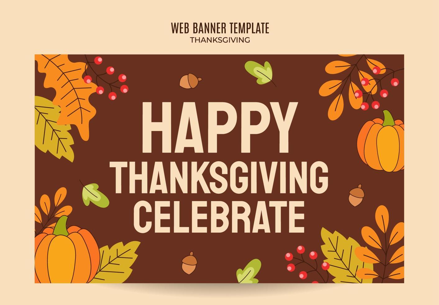 thanksgiving design for advertising, banners, leaflets and flyers vector