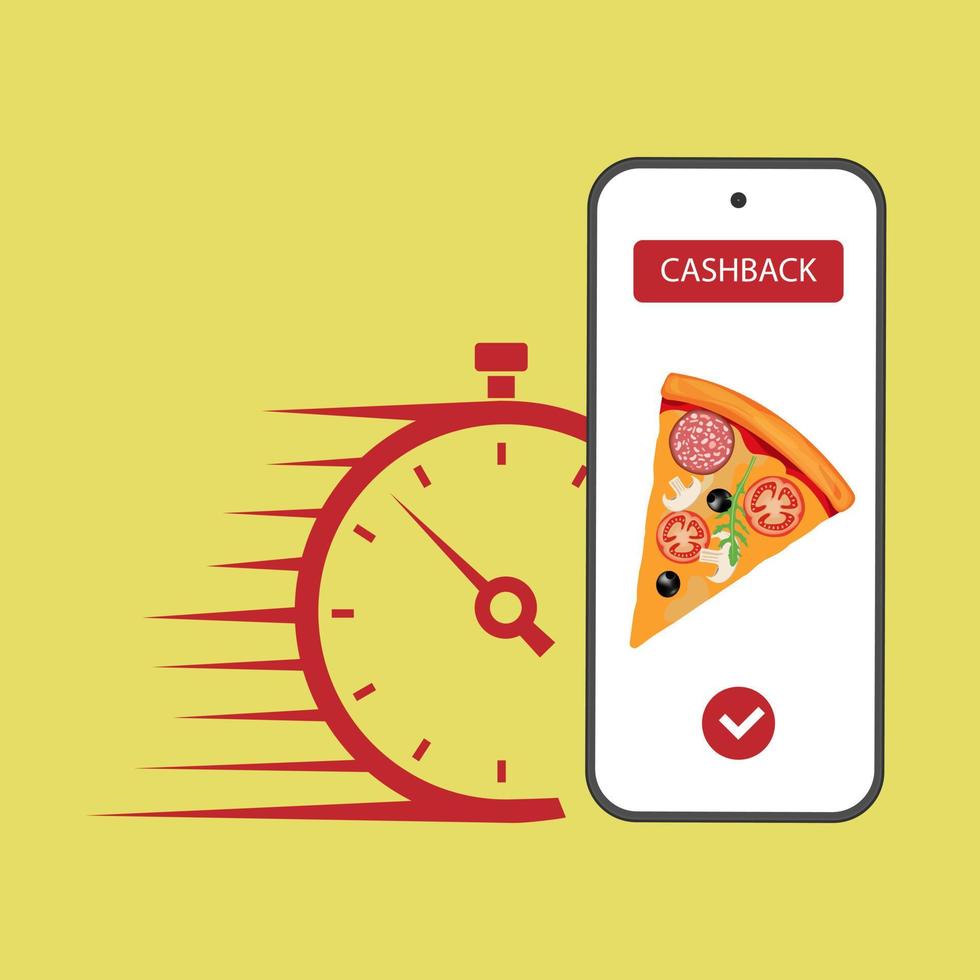 Online payment concept by hand. Overview of illustrations vector