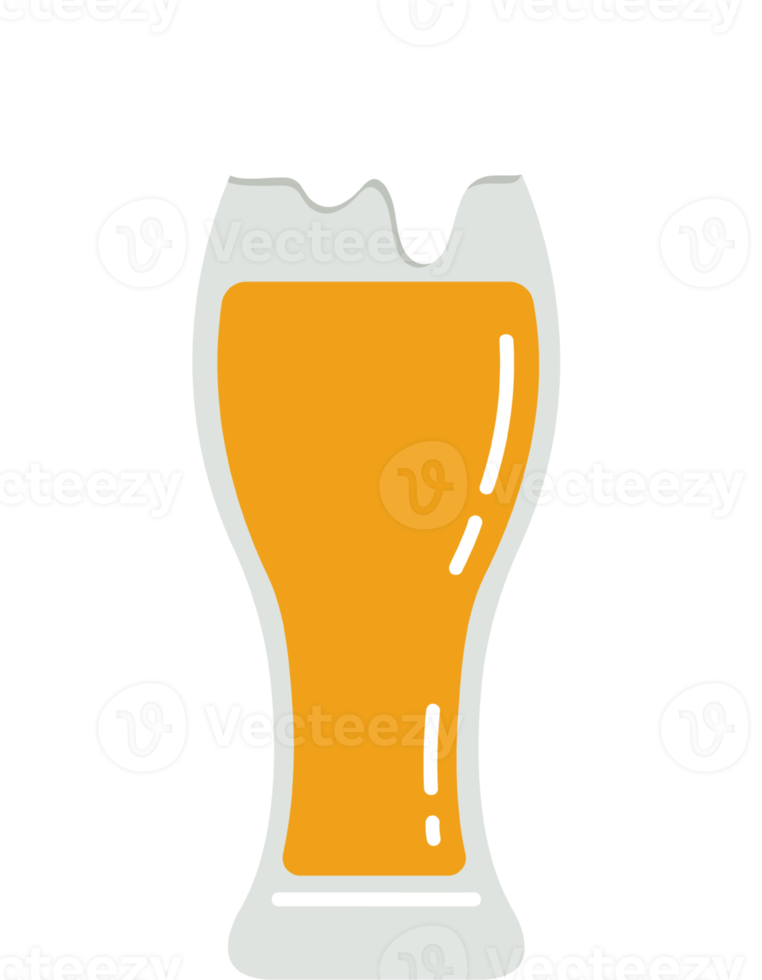 ilustración de cristalería de cerveza png