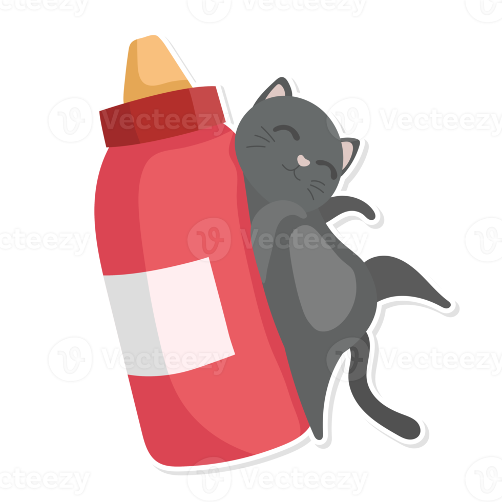 cat and food cartoon png