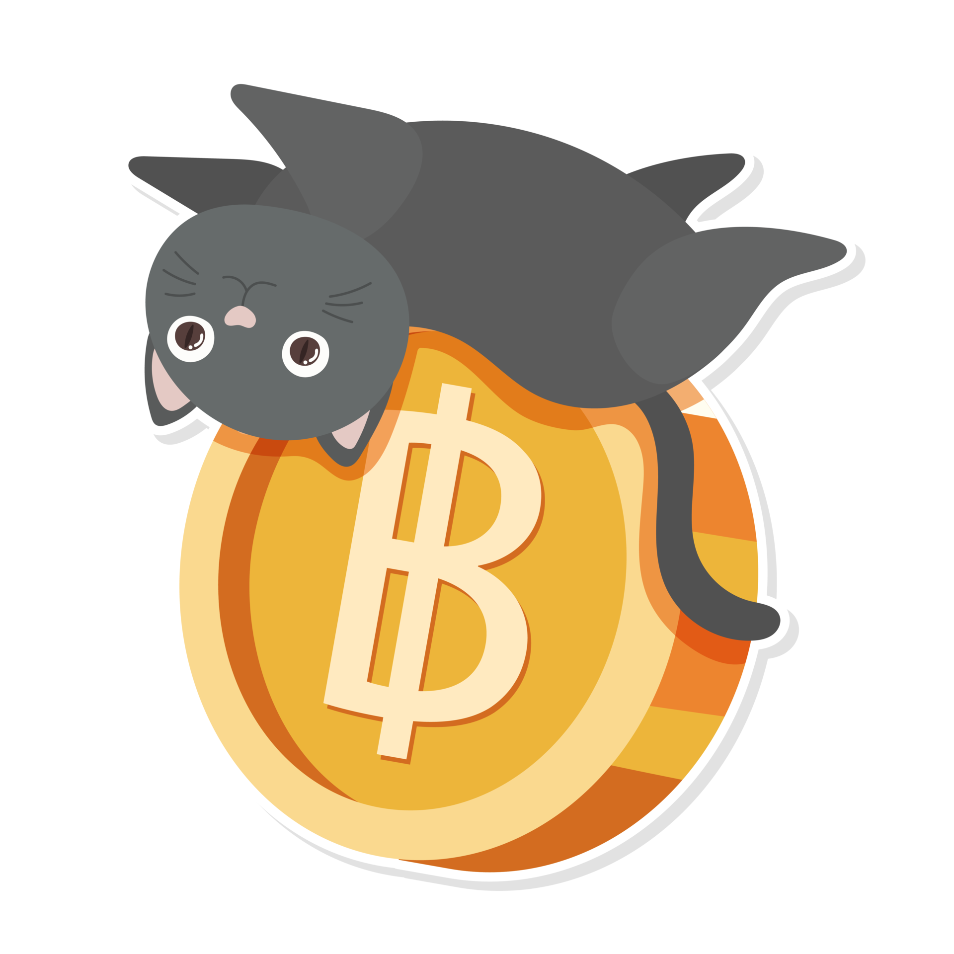 cat and coin cartoon 12621808 PNG
