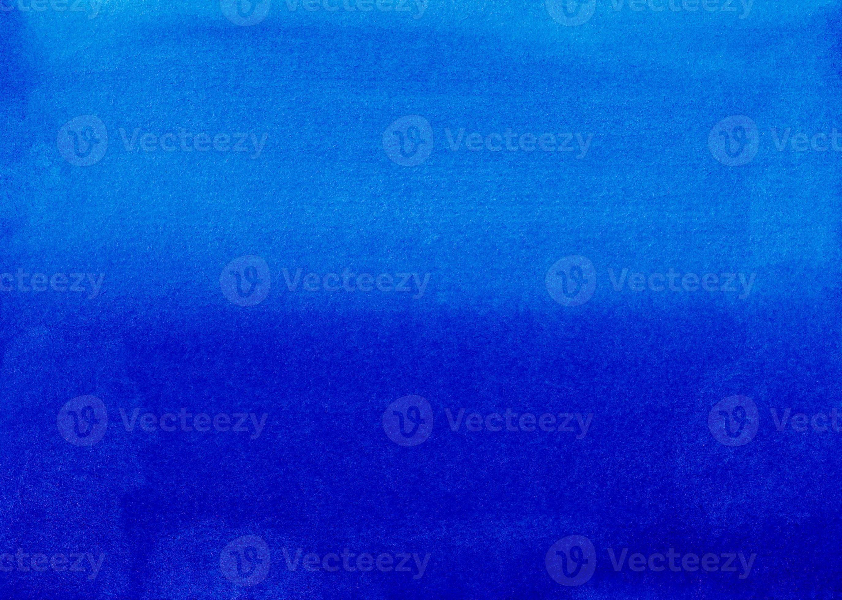 Watercolor deep blue ombre background. Dark blue soft ombre backdrop