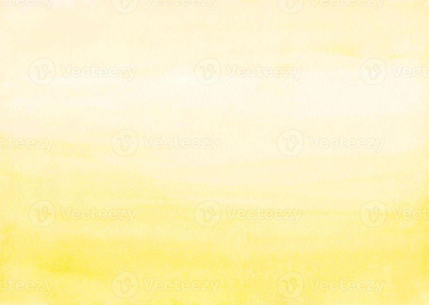 Watercolor light yellow ombre background texture. Pastel watercolour soft backdrop. photo