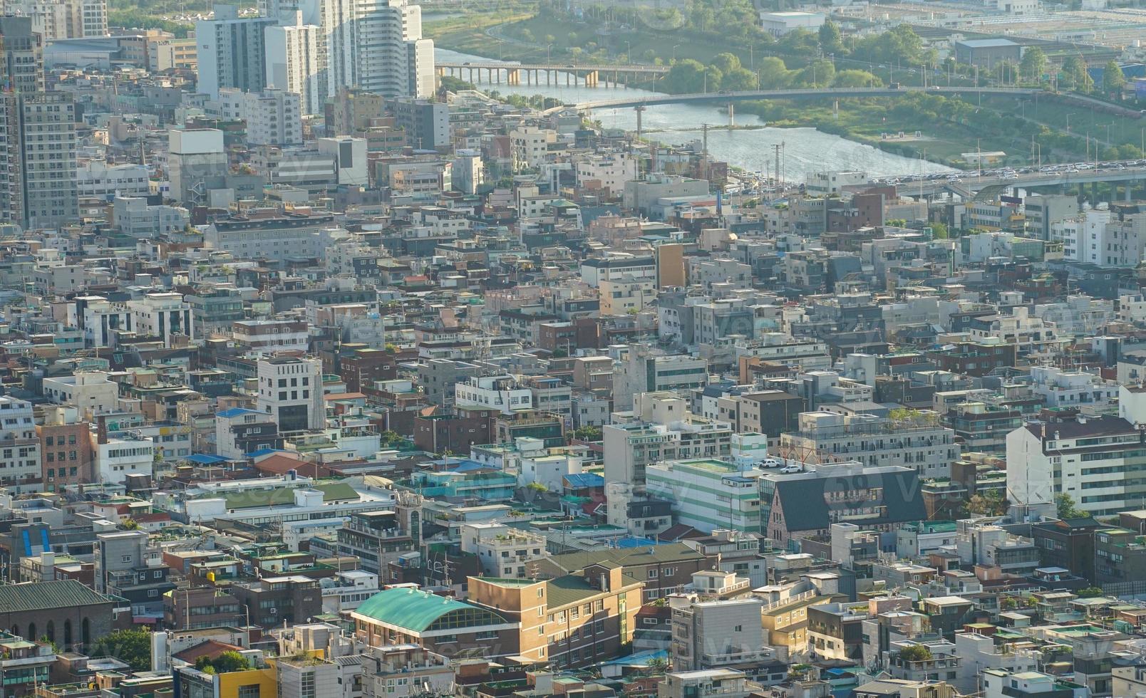 Apartment Landscape in Seoul, Korea photo