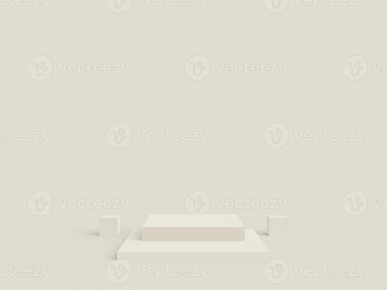 Minimal cylinder podium pedestal product display and presentation with pastel background 3d rendering photo