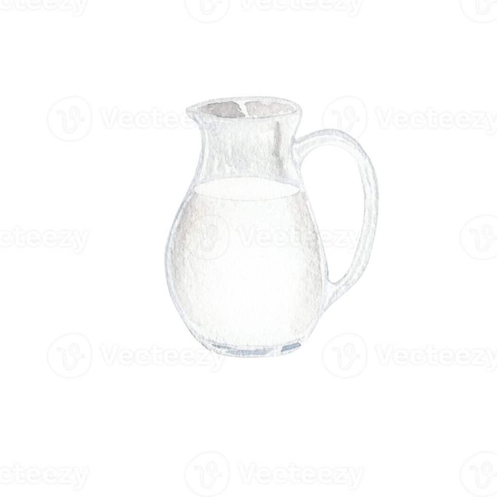 Watercolor fresh milk png