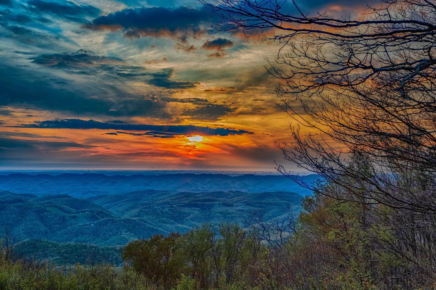 Bickel Knob Sunset photo