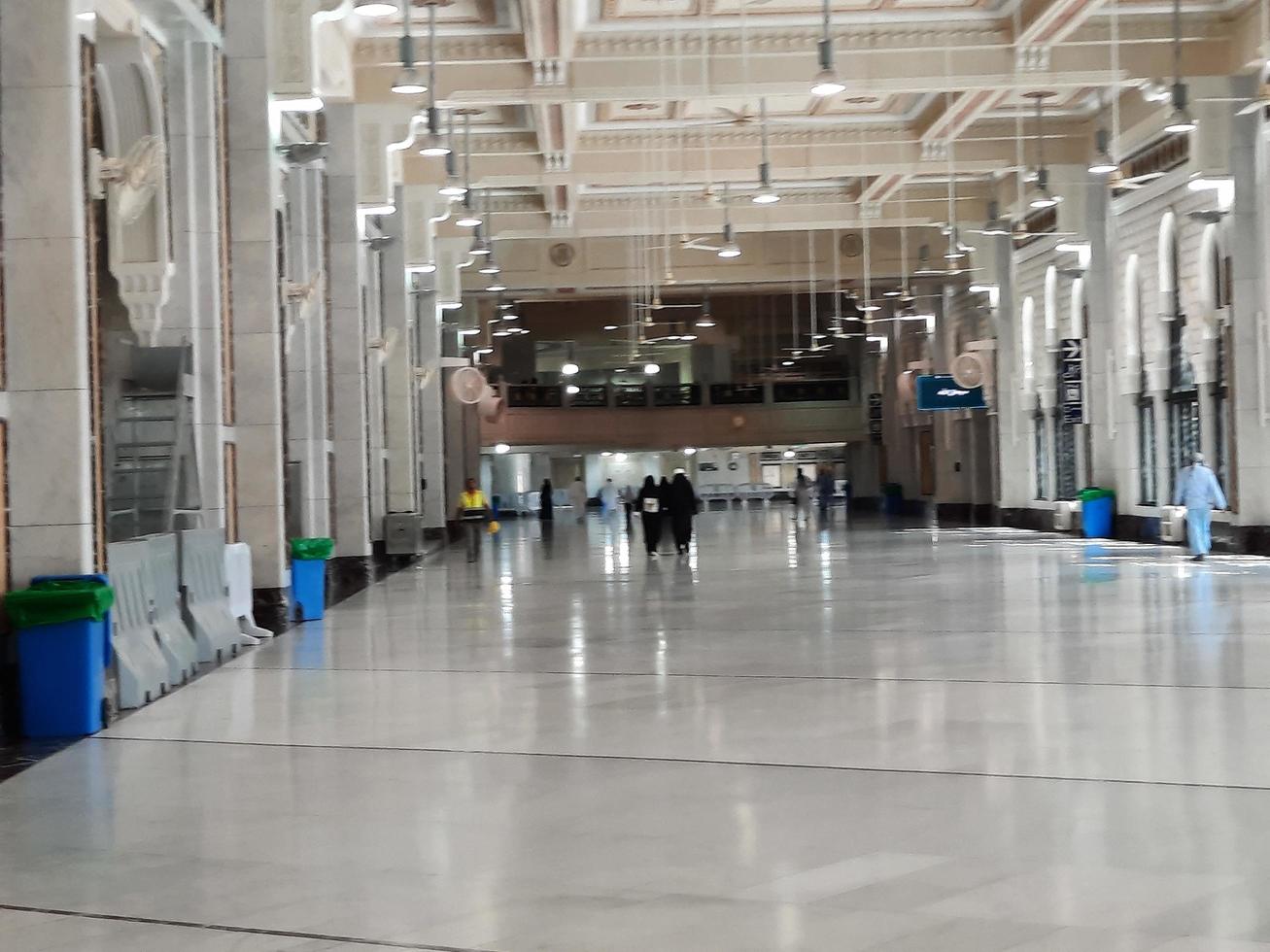 Mecca, Saudi Arabia, Oct 2022 - Beautiful inside view of Safa and Marwa in Masjid Al Haram, Mecca. photo
