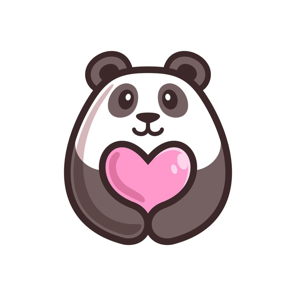 abrazo de panda con diseño de logotipo de dibujos animados de amor 12624362 Vector en Vecteezy abrazo de panda con diseño de logotipo de dibujos animados de amor 12624362 Vector en Vecteezy
