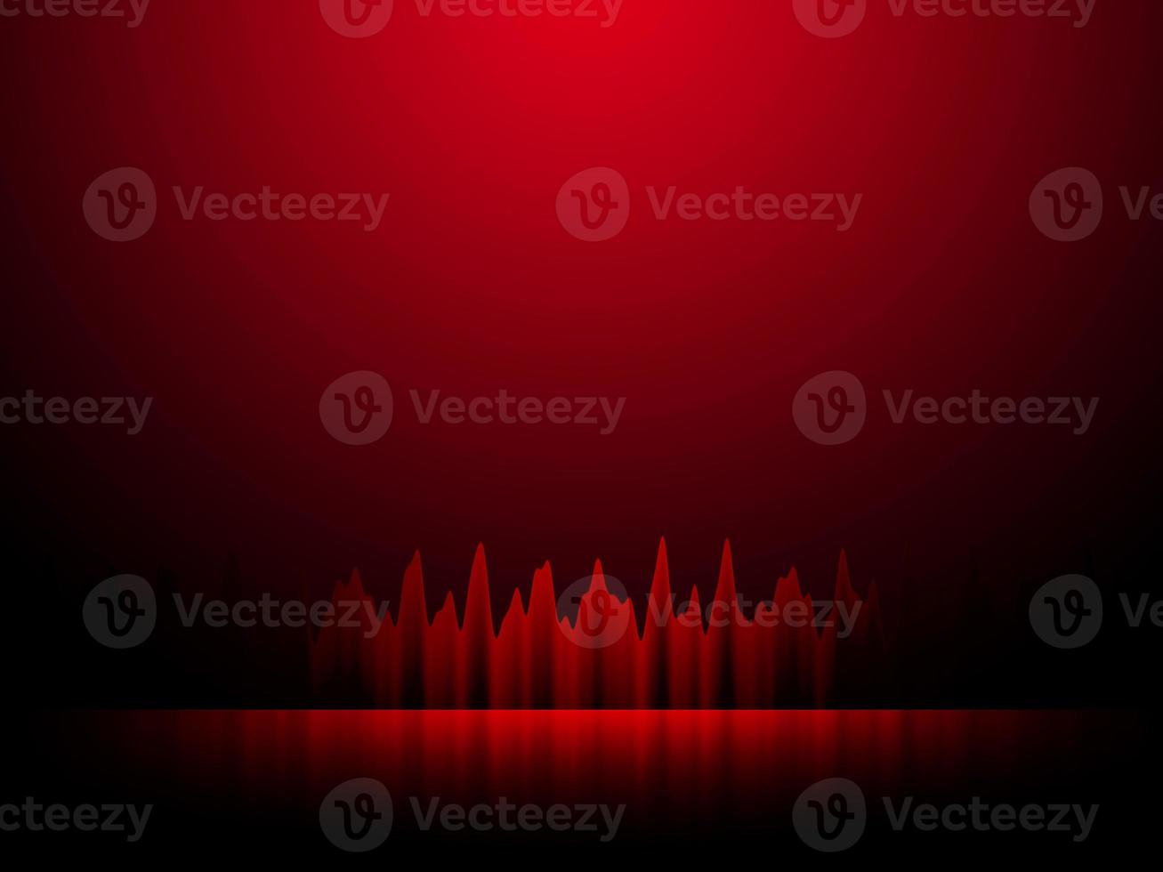Abstract black and Red gradient. Plain studio background photo
