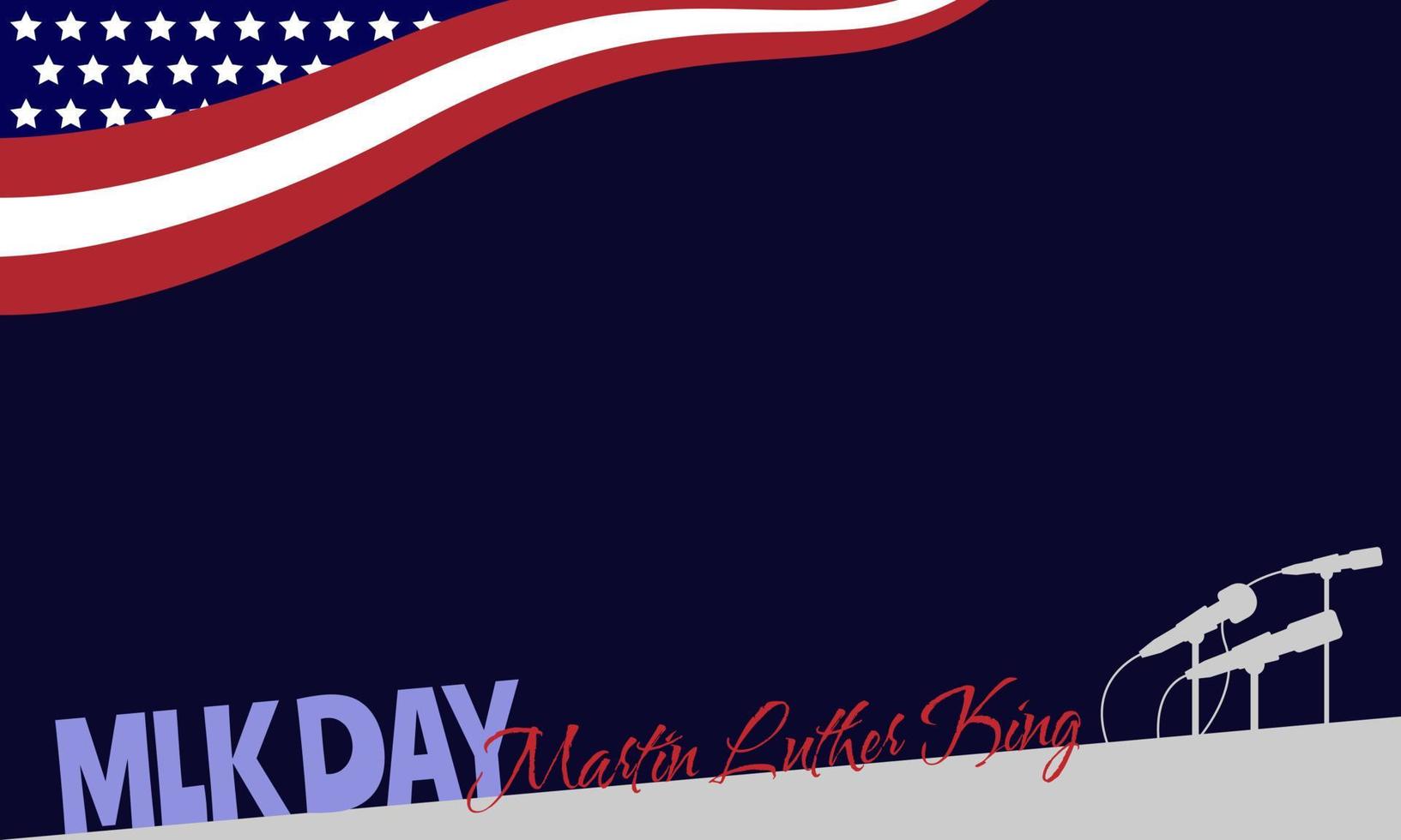Martin Luther King Jr. Day vector