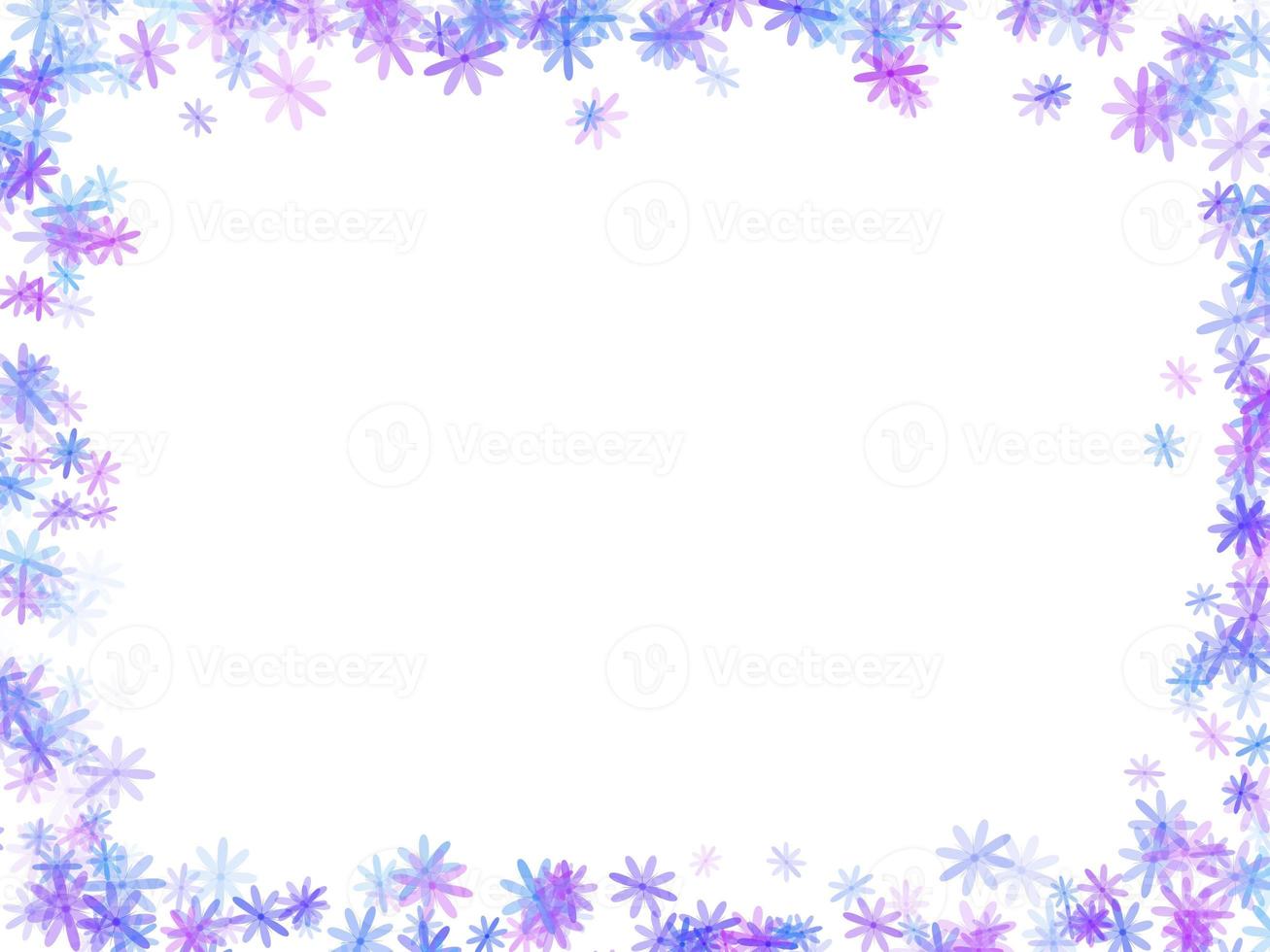 Flower Frame Background Illustration for decoration photo