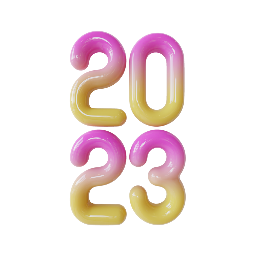 2023 3D Typography 07 png