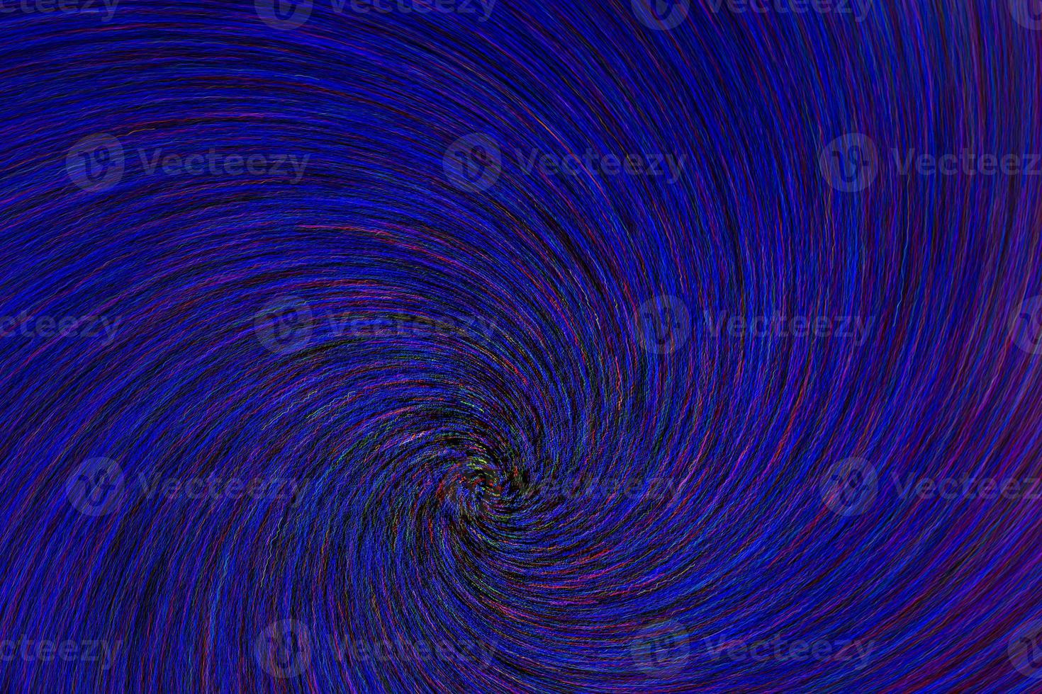 natural lens spin-zoom swirl explosion radial blurred red green blue dots on black background photo