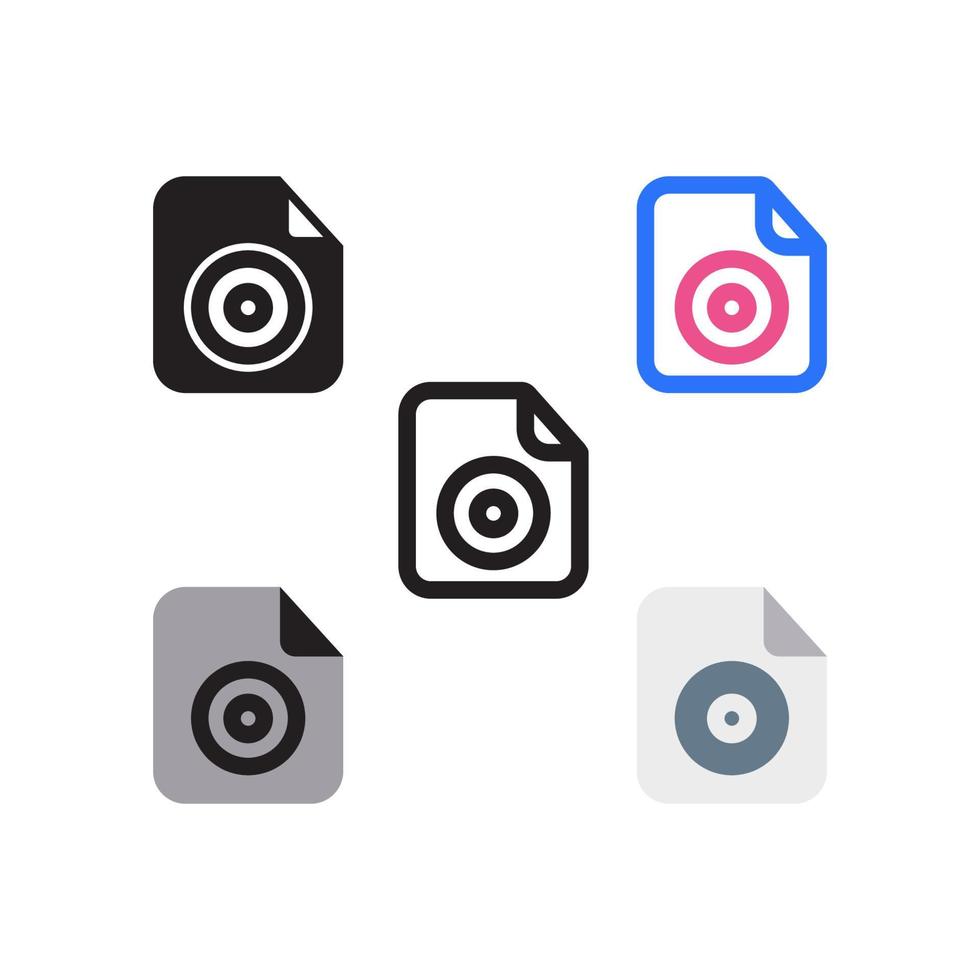 Disk File Pack vector